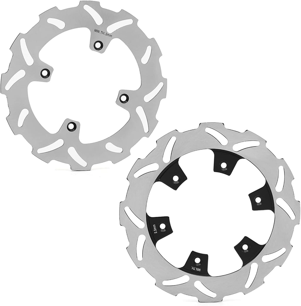 Front Rear Brake Discs Rotors for Suzuki RM85 RM 85 L RM85L BIG WHEEL 2005-2018