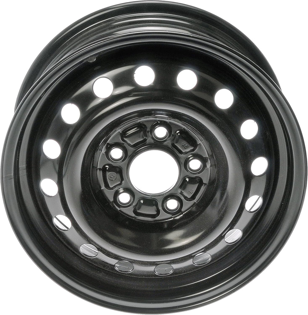 939-196 15 x 6 In. Steel Wheel Compatible with Select Hyundai / Kia Models, Black