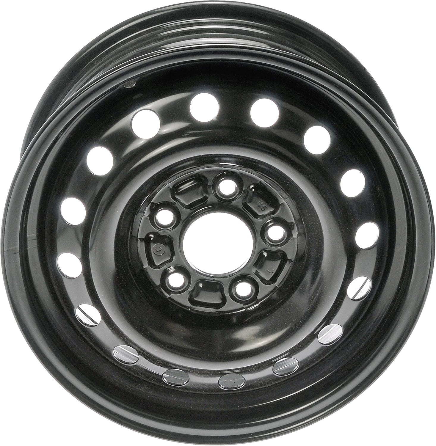 939-196 15 x 6 In. Steel Wheel Compatible with Select Hyundai / Kia Models, Black